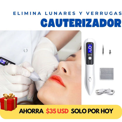 🔥Cauterizador SkinPro™ Elimina lunares y verrugas de tu piel al instante😍
