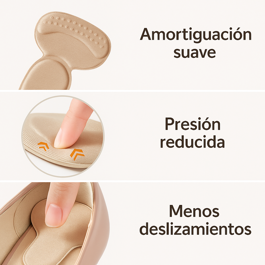 💃 Libérate del dolor al usar tacones con las plantillas talones acolchadas - OFERTA 2X1 😍