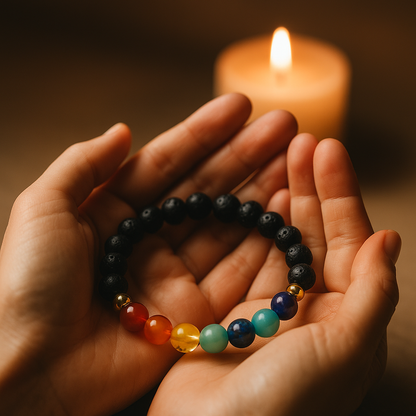 ✨ Eleva tu energía con CRISTAL-ALIGN™ y vibra en armonía con la Pulsera 7 Chakras OFERTA 2X1 🔮